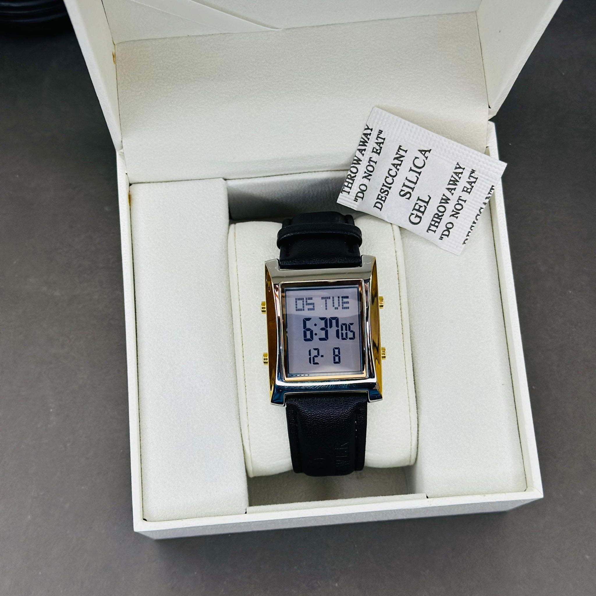 Fitron Digital Leather Strap Watch