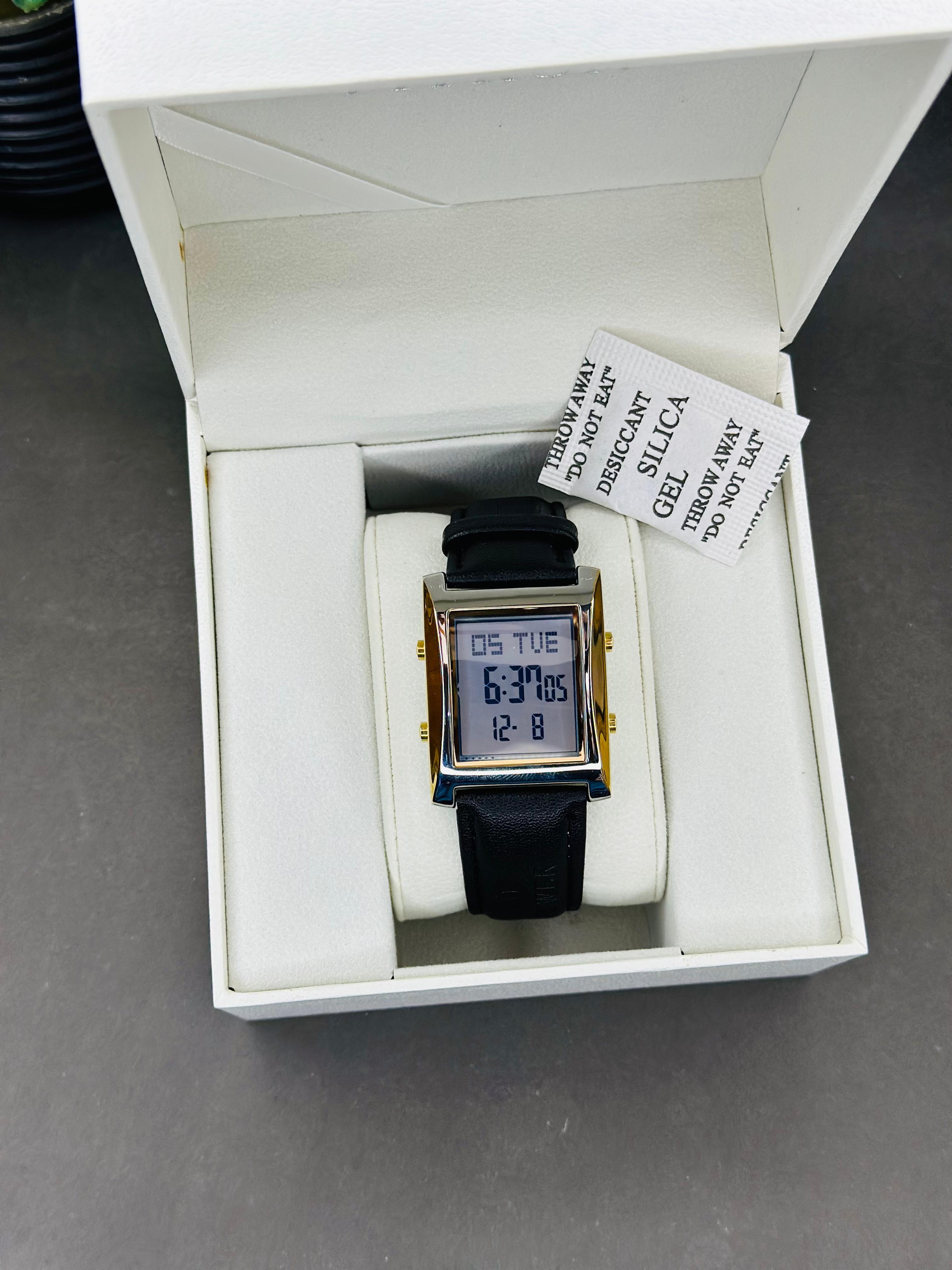 Fitron Digital Leather Strap Watch